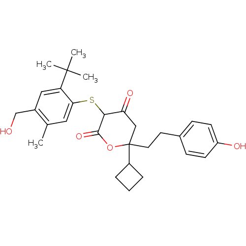 Chemical structure of BindingDB Monomer ID 2180