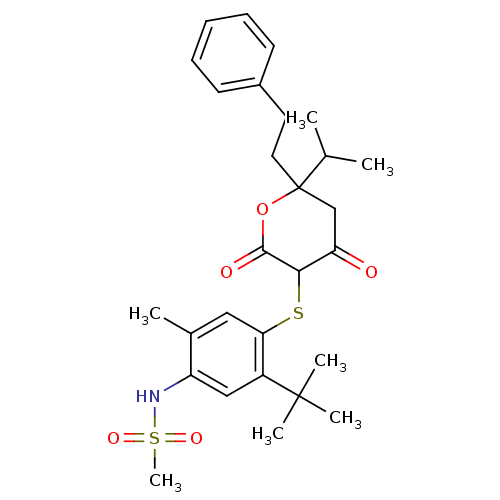 Chemical structure of BindingDB Monomer ID 421
