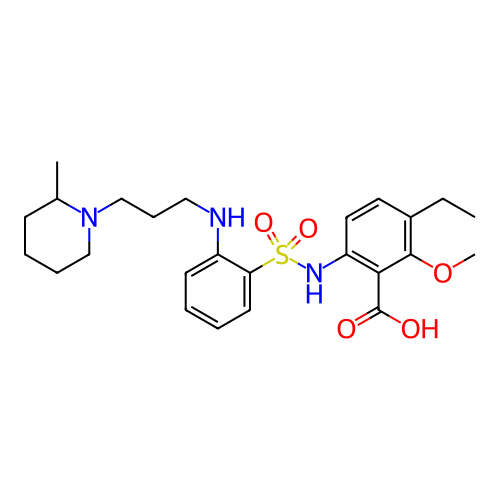 Chemical structure of BindingDB Monomer ID 17631