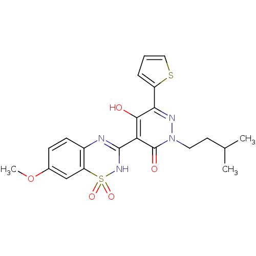 Chemical structure of BindingDB Monomer ID 30422