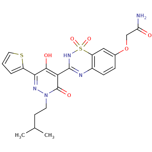 Chemical structure of BindingDB Monomer ID 30425