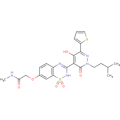 Chemical structure of BindingDB Monomer ID 30429