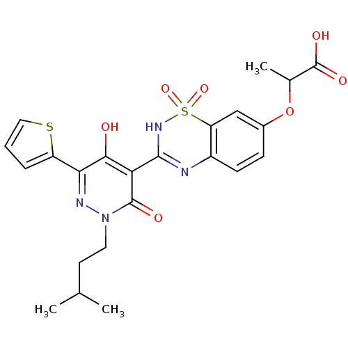 Chemical structure of BindingDB Monomer ID 30433