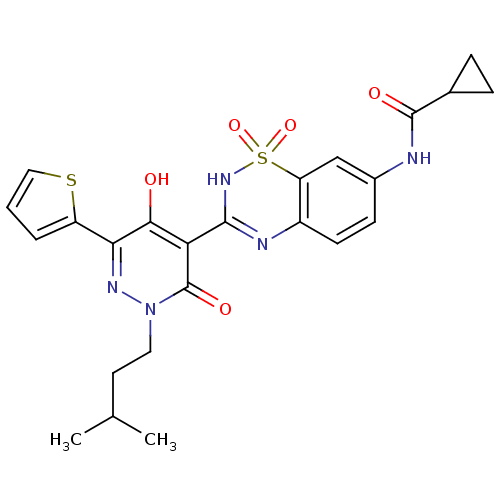 Chemical structure of BindingDB Monomer ID 30437