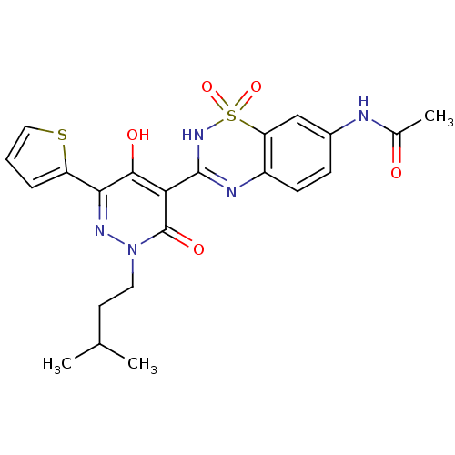 Chemical structure of BindingDB Monomer ID 30438