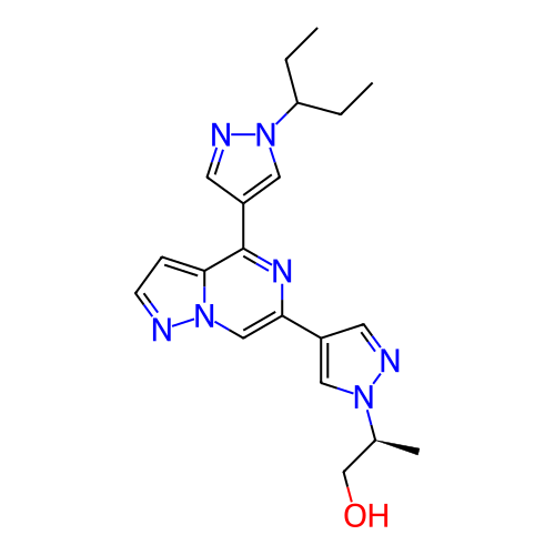 Chemical structure of BindingDB Monomer ID 325464