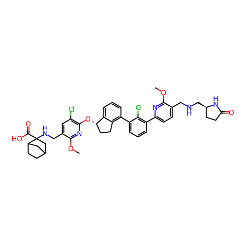Chemical structure of BindingDB Monomer ID 461672