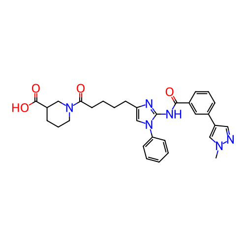 Chemical structure of BindingDB Monomer ID 506623