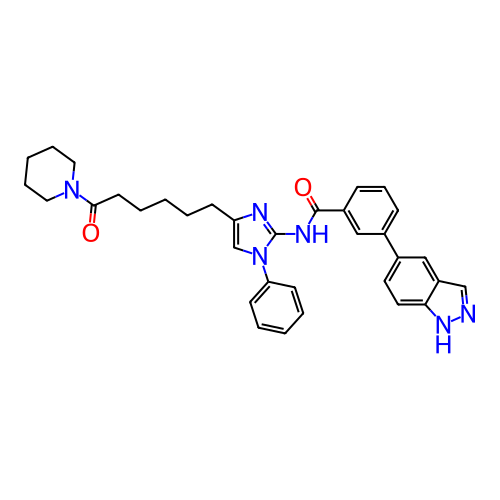 Chemical structure of BindingDB Monomer ID 506653