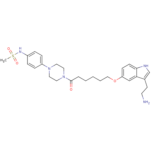 Chemical structure of BindingDB Monomer ID 50033429