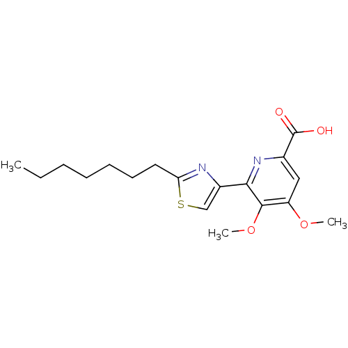 Chemical structure of BindingDB Monomer ID 50071317
