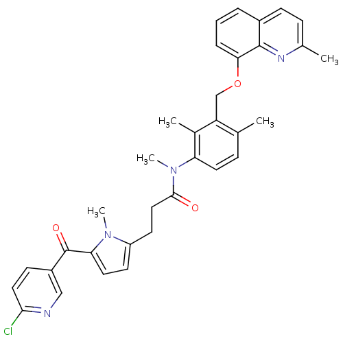 Chemical structure of BindingDB Monomer ID 50126227