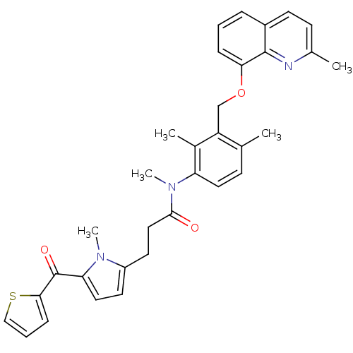 Chemical structure of BindingDB Monomer ID 50126234