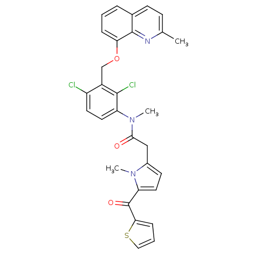 Chemical structure of BindingDB Monomer ID 50126237