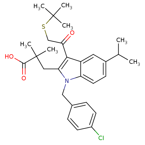 Chemical structure of BindingDB Monomer ID 50168774