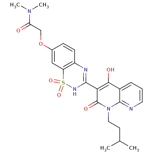 Chemical structure of BindingDB Monomer ID 50186201