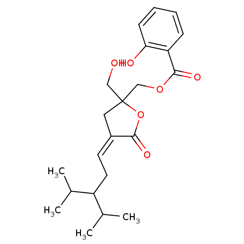 Chemical structure of BindingDB Monomer ID 50187525