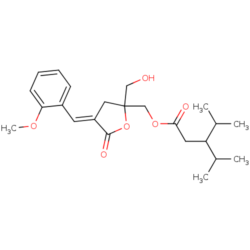 Chemical structure of BindingDB Monomer ID 50187529