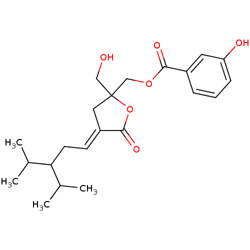 Chemical structure of BindingDB Monomer ID 50187541