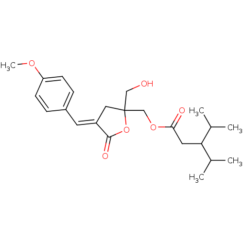 Chemical structure of BindingDB Monomer ID 50187546
