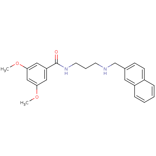 Chemical structure of BindingDB Monomer ID 50192176