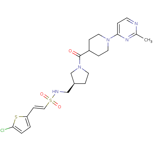 Chemical structure of BindingDB Monomer ID 50222071