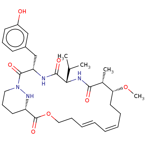 Chemical structure of BindingDB Monomer ID 50230209