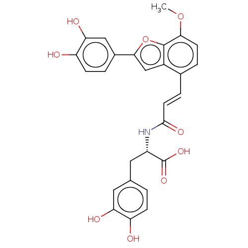 Chemical structure of BindingDB Monomer ID 50233821