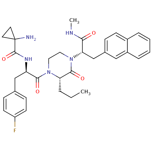 Chemical structure of BindingDB Monomer ID 50253742