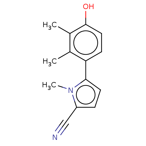 Chemical structure of BindingDB Monomer ID 50257284