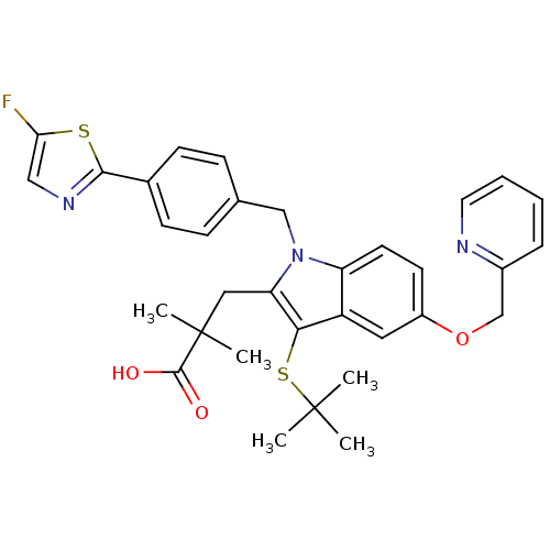 Chemical structure of BindingDB Monomer ID 50297381