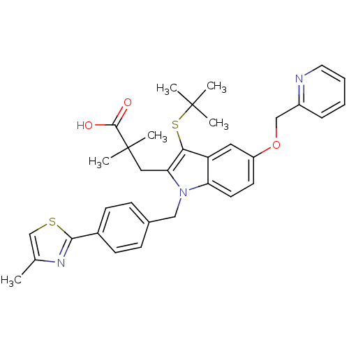 Chemical structure of BindingDB Monomer ID 50297382