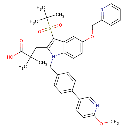 Chemical structure of BindingDB Monomer ID 50297389
