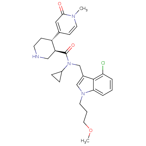 Chemical structure of BindingDB Monomer ID 50347017