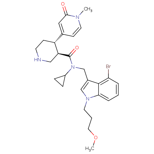Chemical structure of BindingDB Monomer ID 50347018