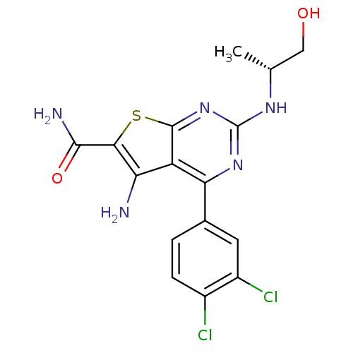 Chemical structure of BindingDB Monomer ID 50360789