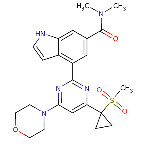 Chemical structure of BindingDB Monomer ID 50427300