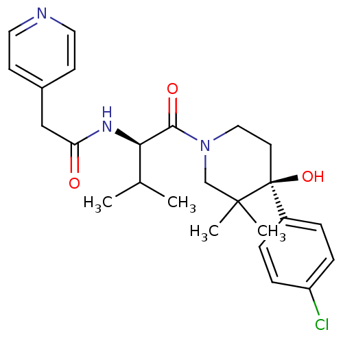 Chemical structure of BindingDB Monomer ID 50436282