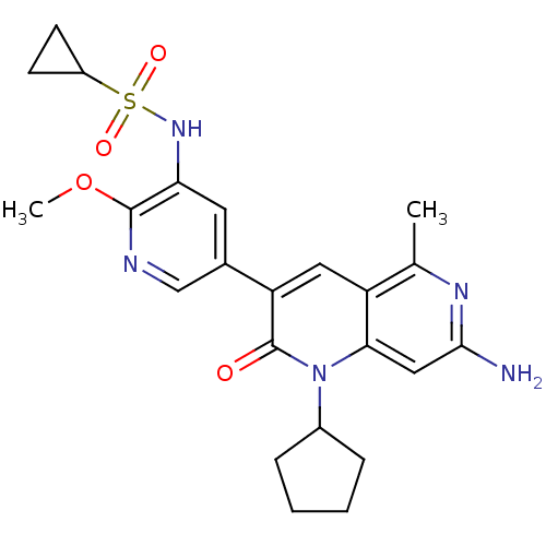 Chemical structure of BindingDB Monomer ID 50447633