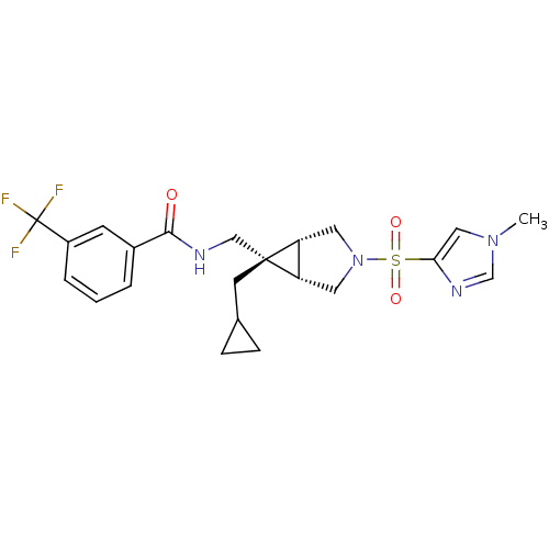 Chemical structure of BindingDB Monomer ID 50447908