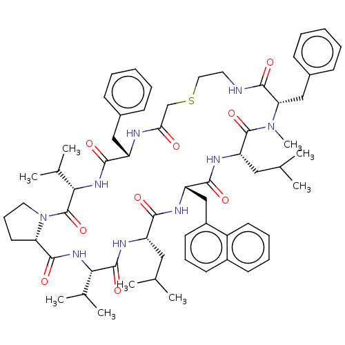 Chemical structure of BindingDB Monomer ID 50593245