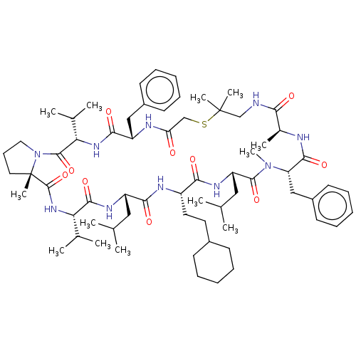 Chemical structure of BindingDB Monomer ID 50593255