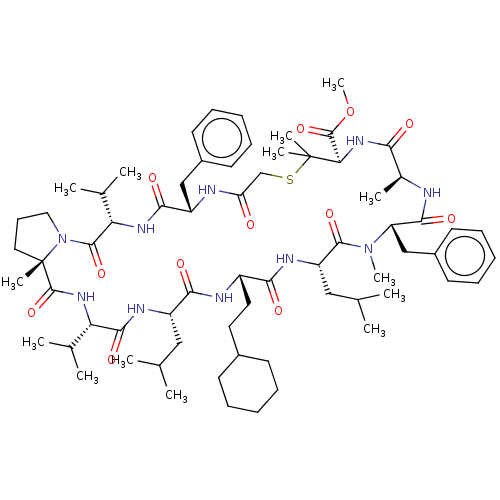 Chemical structure of BindingDB Monomer ID 50593256
