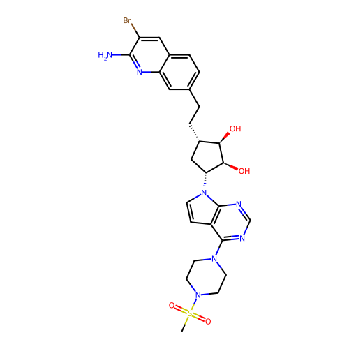 Chemical structure of BindingDB Monomer ID 50655559