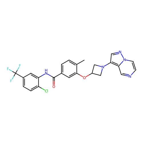 Chemical structure of BindingDB Monomer ID 536009