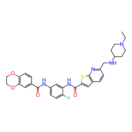 Chemical structure of BindingDB Monomer ID 540147