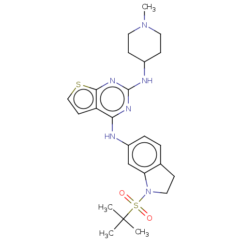 Chemical structure of BindingDB Monomer ID 543486