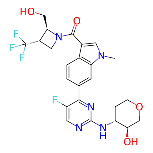 Chemical structure of BindingDB Monomer ID 805527