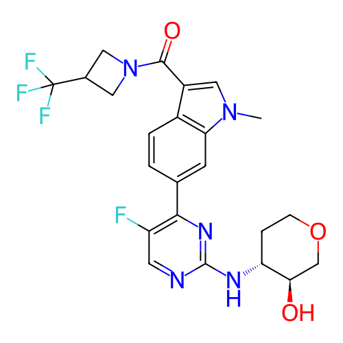 Chemical structure of BindingDB Monomer ID 805560